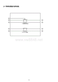 2015-2018年丰田汉兰达-6 号继电器盒内部电路