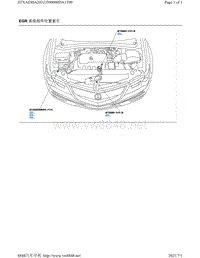 2010年本田讴歌MDX位置索引查询-EGR 系统部件位置索引