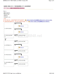 2019年斯巴鲁翼豹XV车型 HEV 变速箱故障代码-P0C2A