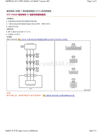 2019年斯巴鲁翼豹XV车型驱动电机故障代码-P0A2D