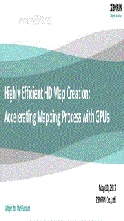 Highiy Efficient HD Map Creation_ __Acceierating Mapping Process with GPUs