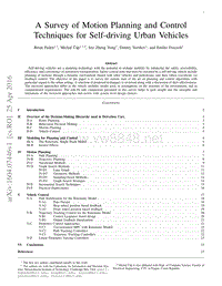 A Survey of Motion Planning and Control__Techniques for Self-driving Urban Vehicles