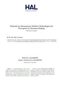 Tutorial_Autonomous Vehicles_IA2-Toulouse_Oct 2018