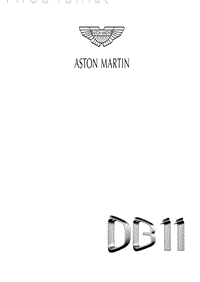 2021年阿斯顿马丁DB11 车主手册