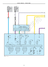 2020年雷克萨斯LM300H和LM350系统电路图-电动车窗（右驾驶车型）（不带后排 2 号座椅）