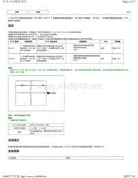 2020年雷克萨斯LM300H和LM350发动机故障代码（2AR-FXE）-P0327 P0328