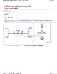 2019年斯巴鲁翼豹XV倒车自动制动故障代码-B2C1D