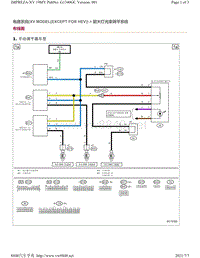 2019年斯巴鲁翼豹XV电路图（EXCEPT FOR HEV）-前大灯光束调平系统