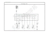 2018年雷克萨斯UX200 UX250h UX260h总体电路图-电动座椅（前排乘客座椅）（左驾驶车型）