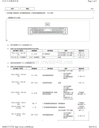 2018年雷克萨斯UX200 UX250h UX260h针脚图-驻车辅助警报系统（不带驻车辅助制动系统） ECU 端子图