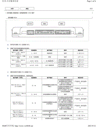 2018年雷克萨斯UX200 UX250h UX260h针脚图-全景监视系统 ECU 端子图