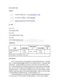 2021年别克微蓝7故障码-DTC P1485-P1487