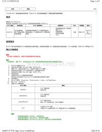 2018年雷克萨斯UX200 UX250h UX260h变速器 K120 CVT 故障码-P281F14