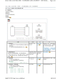 2017年斯巴鲁力狮（傲虎）自动空调故障码-B144A