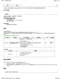 2020年雷克萨斯LM300H LM350混合动力故障码-P0D2E-586