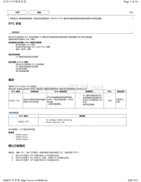 2020年雷克萨斯LM300H LM350混合动力故障码-P0AE2-773