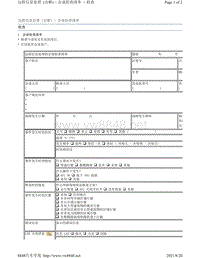 2017年斯巴鲁力狮（傲虎）远程信息处理诊断-会谈检查清单