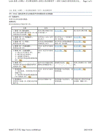 2017年斯巴鲁力狮（傲虎）LAN 系统故障码-U0423