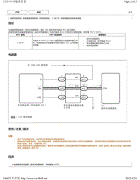 2012-2017年雷克萨斯ES300h车道偏离警报故障码-C1A75