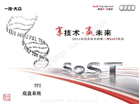 奥迪 2015年服务技术部SoST培训新经销商1班-底盘系统-TPI