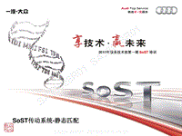 奥迪 2015年服务技术部SoST培训新经销商1班-变速箱系统-专题4-静态匹配实践
