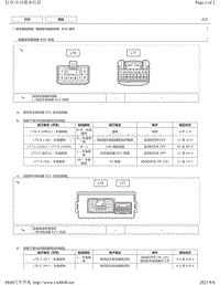 2017年雷克萨斯LS350针脚图-电动驻车制动系统 ECU 端子图