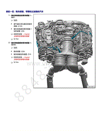 2021年途锐EA839发动机-装配一览 - 氧传感器 带颗粒过滤器的汽车