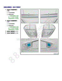2021年高尔夫A8维修手册-安装位置概览 - 前车门照明灯