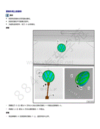 2021年高尔夫A8维修手册-更换车尾上的徽标