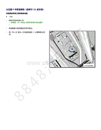 2021年高尔夫A8维修手册-从位置 P 中紧急解锁（适用于1.2L 的车型）