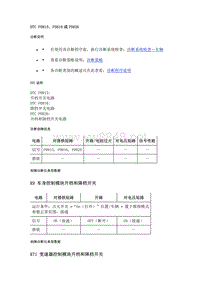 2020年别克全新一代昂科拉GX故障代码检修说明-DTC P0815 P0816或P0826