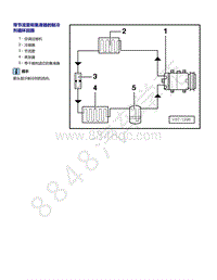上汽大众ID4维修手册-带节流管和集液器的制冷剂循环回路