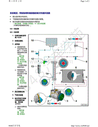 上汽大众ID4维修手册-系统概览 - 带膨胀阀和储液器的制冷剂循环回路