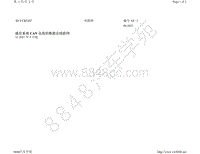 一汽大众ID.4 CROZZ电路图-通信系统 CAN 总线的数据总线联网 自 2021 年 4 月起