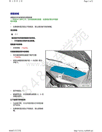 奥迪A8D5-调整喷嘴