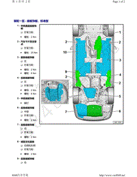 奥迪A8D5-装配一览 - 底板饰板 标准型