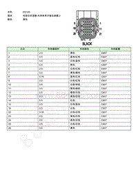 2021年上汽荣威RX5 ePLUS连接器端视图 ED1050-1897009-2