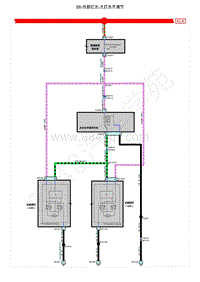 2021年上汽荣威RX5 ePLUS电路图 S6-外部灯光-大灯水平调节