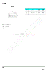 2021年上汽荣威RX5连接器端子图 BY049