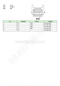 2021年上汽荣威RX5 ePLUS连接器端视图 FA106USB 2 Port