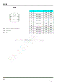 2021年上汽荣威RX5连接器端子图 EN135