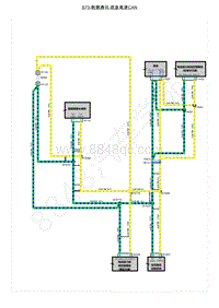 2021年上汽荣威RX5 ePLUS电路图 S73-数据通讯-底盘高速CAN