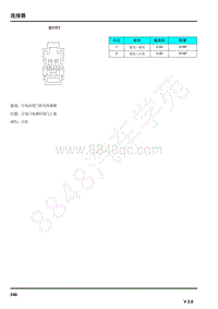 2021年上汽荣威RX5连接器端子图 BY197