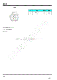 2021年上汽荣威RX5连接器端子图 BY062