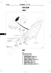 2022年一汽红旗H9维修手册-车门控制-后车门总成