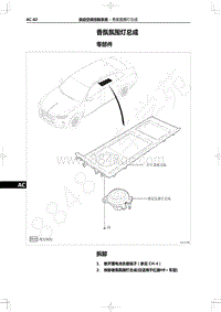 2022年一汽红旗H9维修手册-自动空调控制系统-香氛氛围灯总成