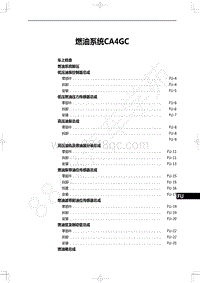 2022年一汽红旗H9维修手册-发动机-燃油系统CA4GC