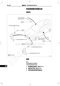 2022年一汽红旗H9维修手册-辅助约束-加速碰撞传感器总成