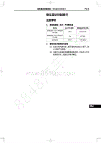 2022年一汽红旗H9维修手册-倒车雷达-倒车雷达控制单元