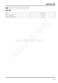 2018年上汽大通G50维修手册-电源插座和线束